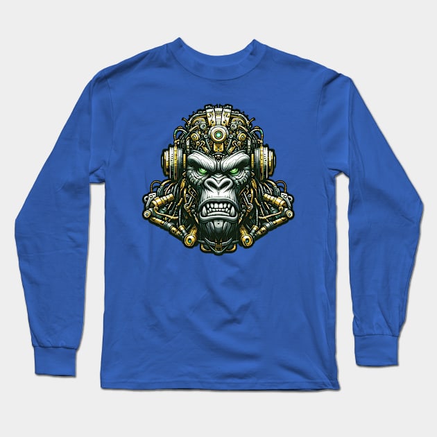 Mecha Apes S01 D94 Long Sleeve T-Shirt by Houerd